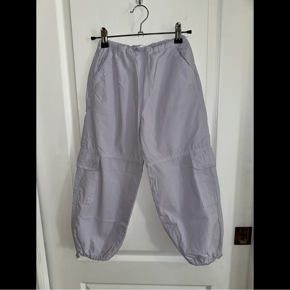 Zara Kids Lavender Casual Cargo Trousers (8)